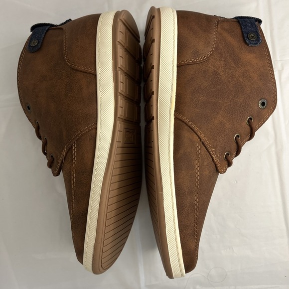 New With Box G.H. Bass Atwater Mens SIZE‎ 9.5 British Brown Mid Top Chukka Boots - Picture 10 of 15